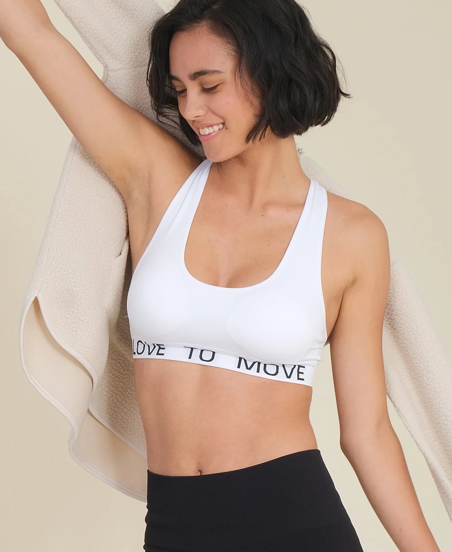 Women's sports crop white